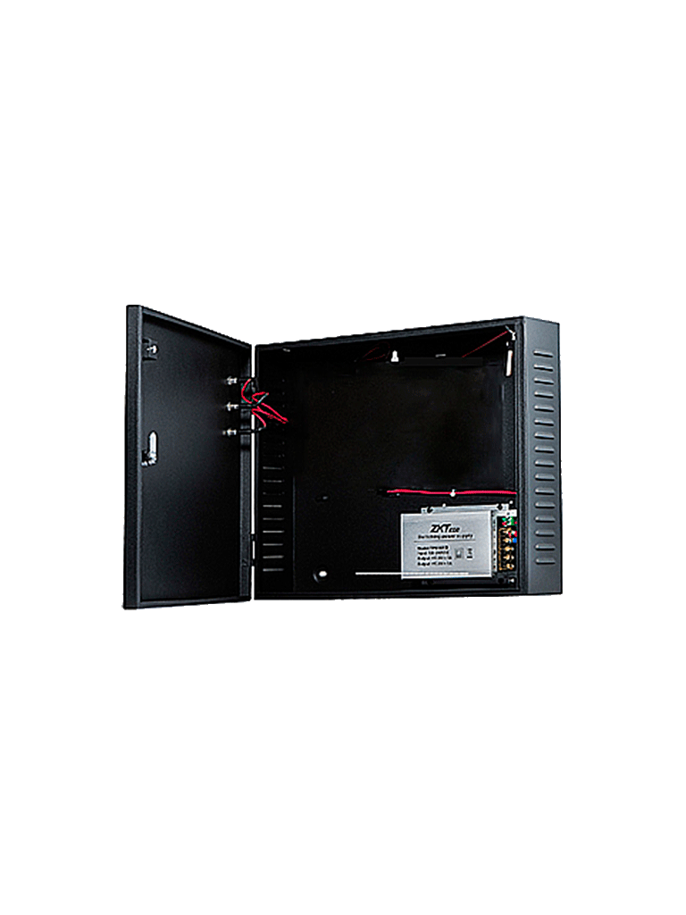 ZKTECO INBIO460B - Panel de Control de Acceso Profesional / 4 Puertas / con Gabinete y Fuente incluidos / 3 000 Huellas / PULL / Admite Biometría / Entradas y Salidas Auxiliares para Conexión  de Semáforos o Sirenas