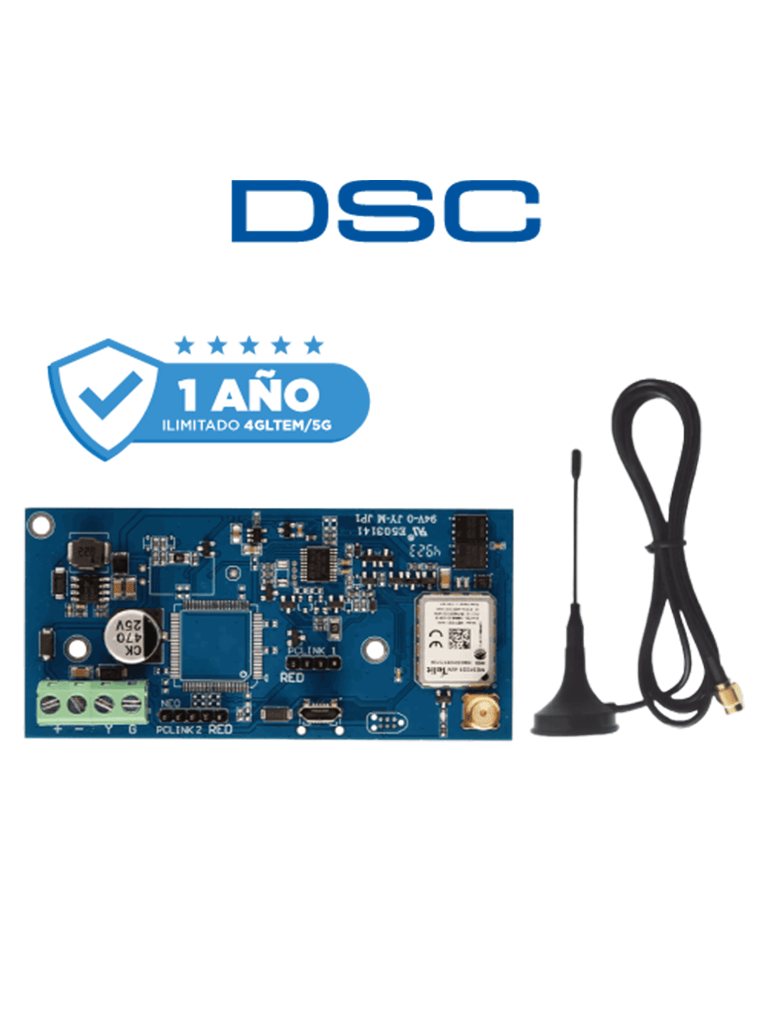 DSC LE4050M - Comunicador celular DSC Connect dual eSIM 5G/LTE compatible con PowerSeries y Power Series Neo