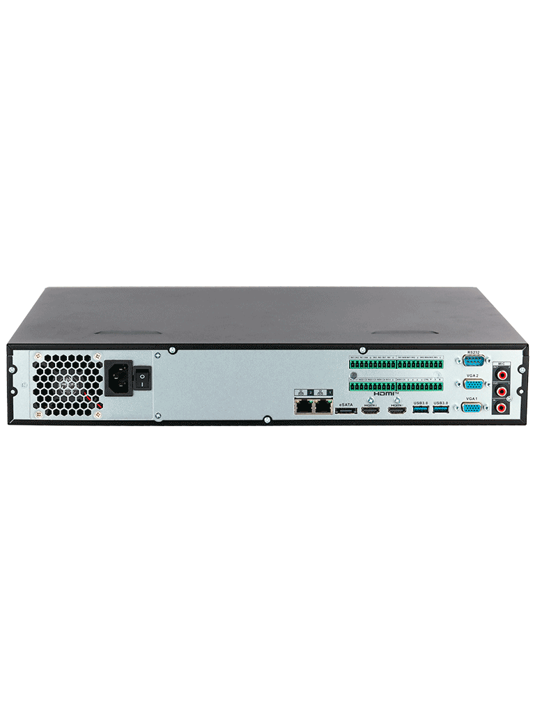 DAHUA DHI-NVR5432-EI2 - NVR de 32 canales IP 8K/ Acupick/ WizSense/ SmartH.265+. Rendimiento de 448 Mbps/ 4 bahías para discos duros/ IA avanzada/ Detección y reconocimiento facial/ ANPR/ SMD/ Detección de EPI/E/S de alarma y audio/8K HDMI output/