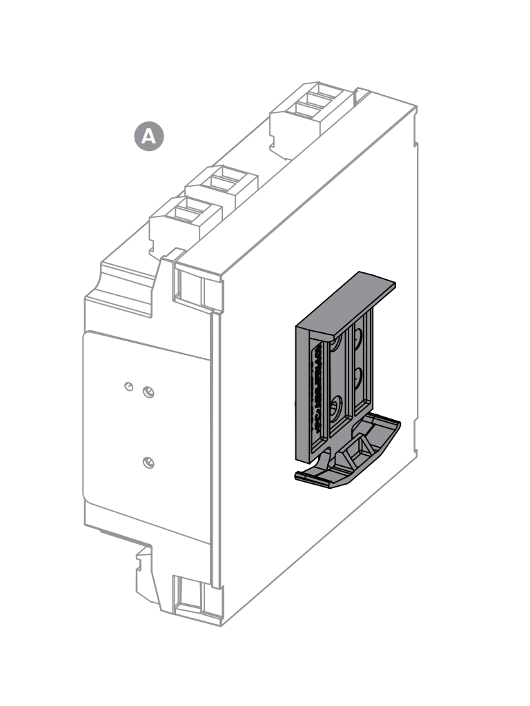 BOSCH F_FLM430CLIP - Clip DIN para Módulo Interfaz