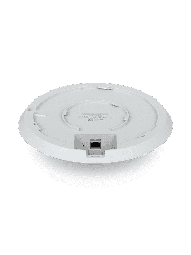 UBIQUITI U6-ENTERPRISE- Punto de Acceso WiFi 6 Enterprise/ MIMO 4x4/ Alta Densidad de Usuarios/ Freciencia WiFi 2.4GHz & 5GHz & 6GHz/ 1 Puerto RJ45 2.5GBE
