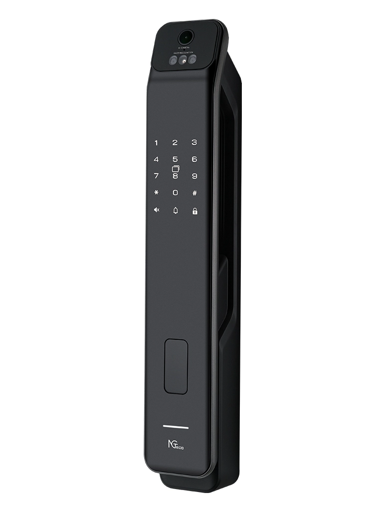 NGTECO SL01-Z350VPN -  Cerradura inteligente facial /  100 huellas / 50 rostros / 50 palmas / 100 tarjetas