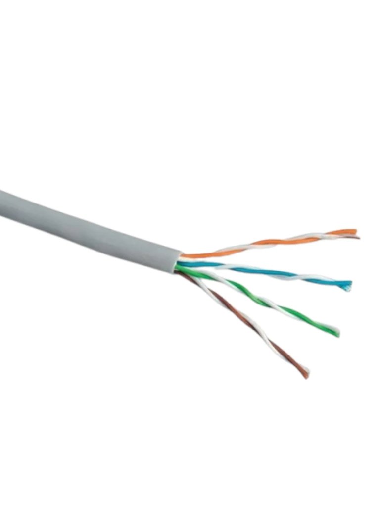 PANDUIT NUC5C04IG - Bobina de Cable UTP 305 m. de Cobre, NetKey, Gris Claro, Categoría 5e (24 AWG), PVC (CM), de 4 pares
