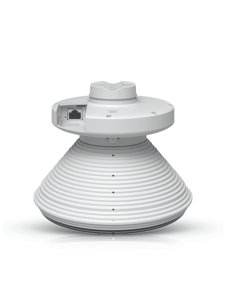 UBIQUITI ISOSTATION IS-5AC - Radio Airmax AC 5.8GHz para exteriores con antena sectorial de 14 dBi y 45 grados de apertura. Potencia de 25 dBm y rendimiento de hasta 450 Mbps.