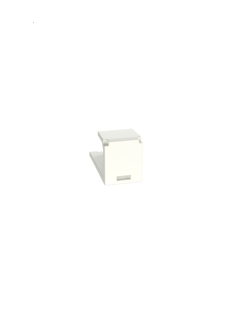 PANDUIT CMBIW-X Módulo vacío Mini-Com™/ Inserto ciego / 1 puerto / Blanco hueso / Paquete con 10 piezas