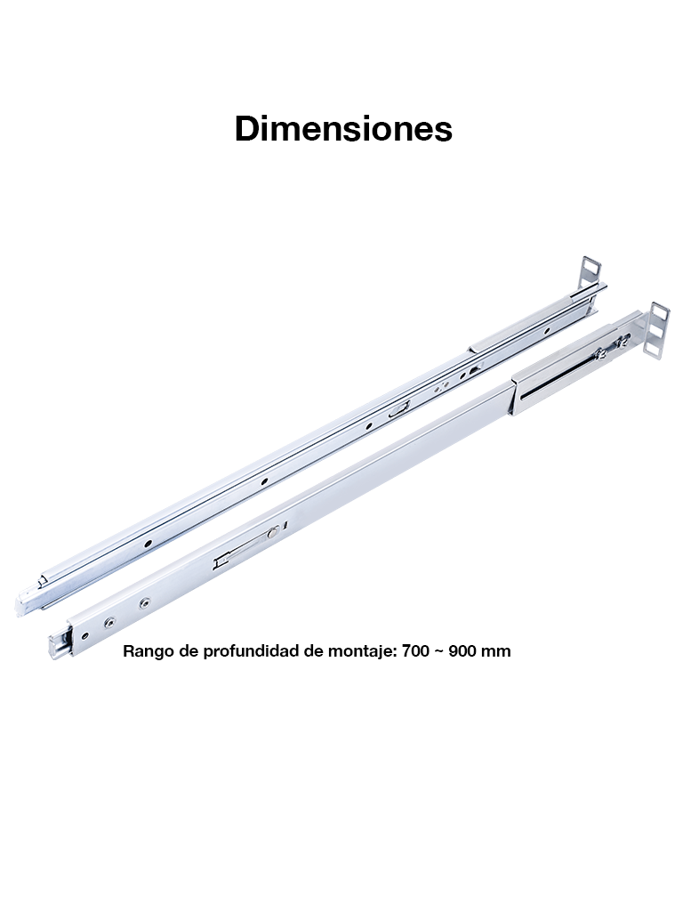 VIVOTEK AM-612 - Soportes de montaje en rack para grabadores ND VIVOTEK, modelos compatibles: ND9441, ND9541, ND9442P, ND9542P