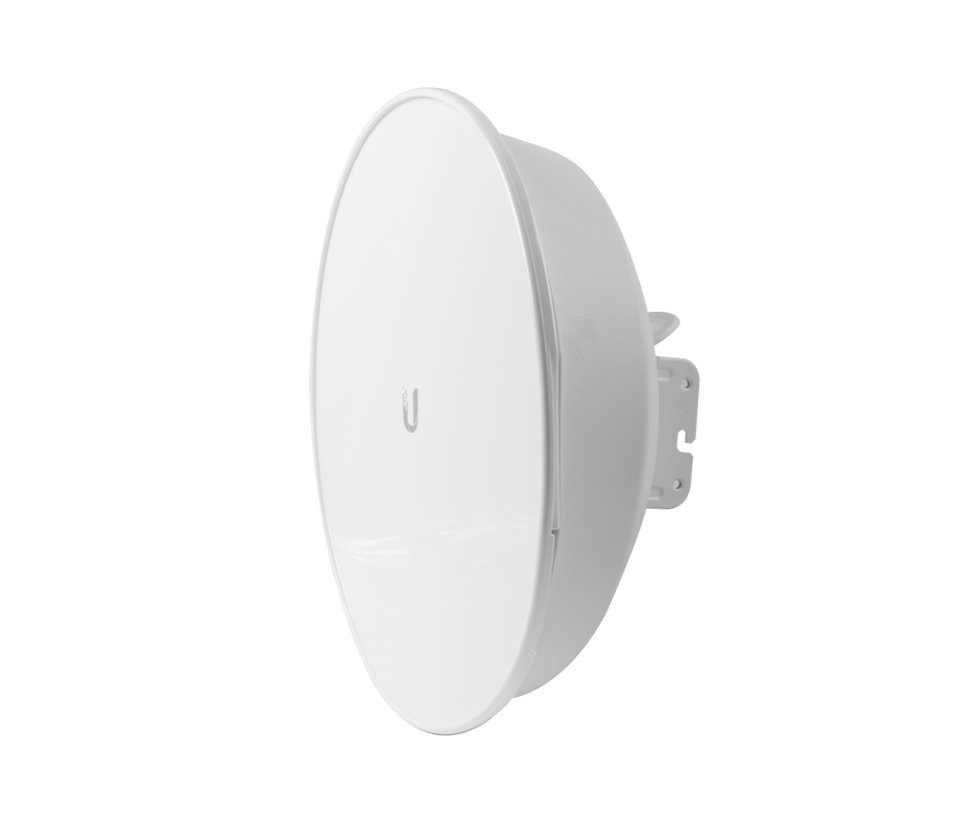 UBIQUITI POWERBEAM ISO AC PBE-5AC-ISO-GEN2 - Radio Airmax AC GEN2 5.8GHz para exteriores con antena integrada de 25 dBi, MIMO, potencia de 25 dBm, rendimiento de hasta 450 Mbps y función de aislamiento.