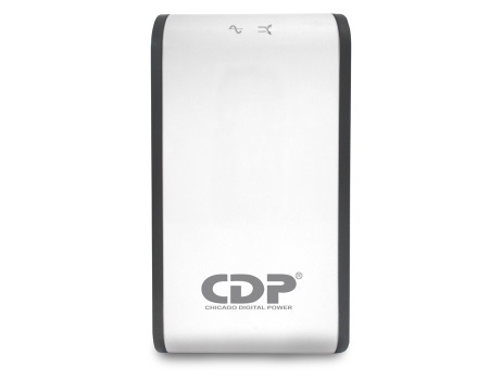 CDP R2C-AVR1008 - Regulador de 1KVA / 500W con 8 terminales de salida: 4 con protección de sobretensión y 4 con protección AVR, incluyendo protección de línea datos