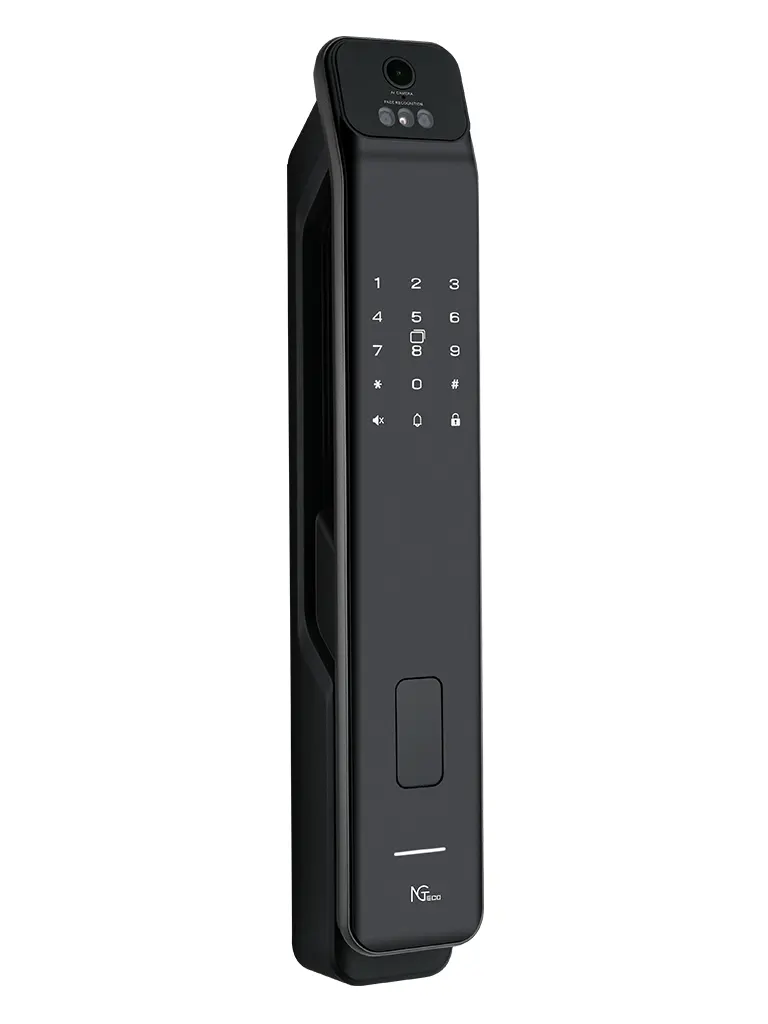 NGTECO SL01-Z350VPN -  Cerradura inteligente facial /  100 huellas / 50 rostros / 50 palmas / 100 tarjetas