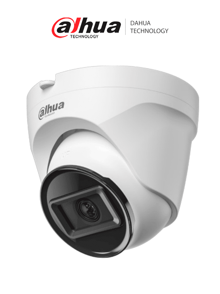 DAHUA DH-IPC-T1E40 - Camara IP Domo de 4 Megapixeles/ Lente de 2.8 mm/ 93 Grados de Apertura/ H.265+/ WDR Real de 120 dB/ IR de 30 Metros/ IP67/ PoE/ — Dahua Technology · SKU DHT0040133