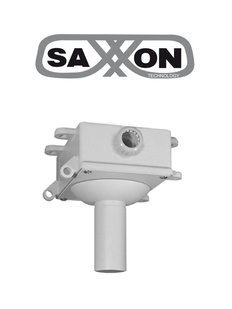 SAXXON WBWH&WB8203 - Brazo de montaje en techo de 20CM con caja de conexiones para gabinete / Aluminio · SKU 42160