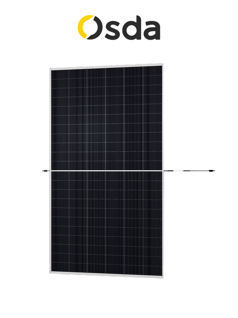 OSDA N MAX 720W N-Type Bifacial - ODA720-33V-MHD - Modulo solar Bifacial eficiencia 23.5 / 132 celdas (12*11) / Marco aleación de aluminio anodizado / Cable positivo y negativo de 30 cm / Carga de nieve/Carga de viento /5400Pa/2400Pa protección IP68
