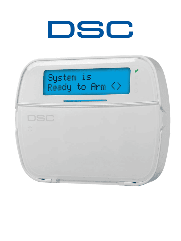 DSC HS2LCDPN - Teclado Cableado LCD Alfanumérico con Lector de Proximidad de 32 caracteres admite 128 zonas compatible con NEO