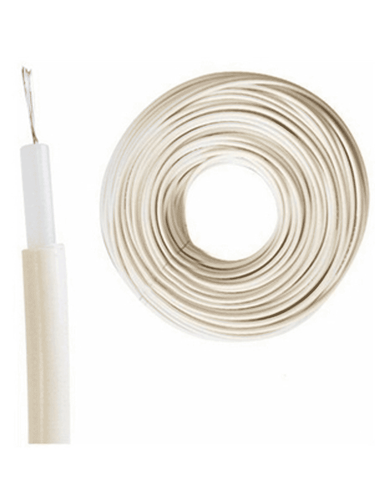KCAB001 - Cable bujía Marca YONUSA o doble aislado para cercos eléctricos / Multifilar 22 AWG / Bobina de 20 Mts/
