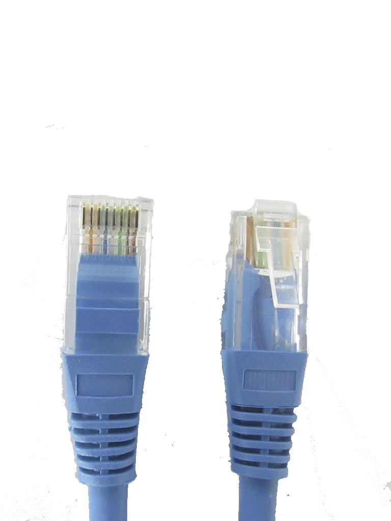 SAXXON P5E3UA - Cable patch cord UTP 3 metros / CAT 5E / Color azul