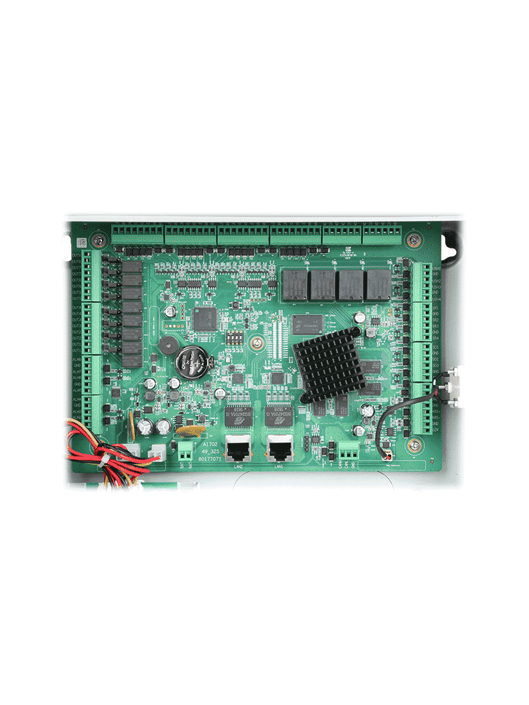 DAHUA ASC2204C-H - Control de acceso TCP/IP, avanzado que gestiona 4 puertas con 4 lectoras vía Wiegand o RS485, soporta hasta 200,000 tarjetas, 150,000 eventos y es compatible con biométricos