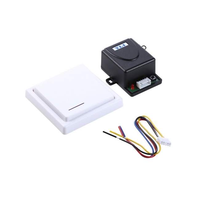 YLI WBK400RC - Botón inalámbrico de pared con relevador para control de acceso