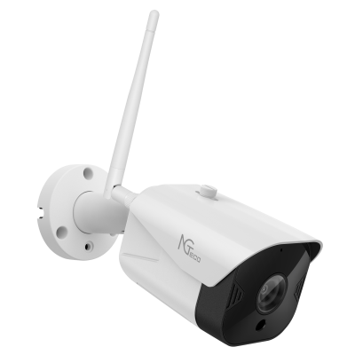 NGTECO NGC401 - Cámara Bullet WiFi / 1080P / Distancia IR 15 metros / Almacenamiento local y en la nube / Control Remoto / Audio Bi-direccional / Funciona con Alexa