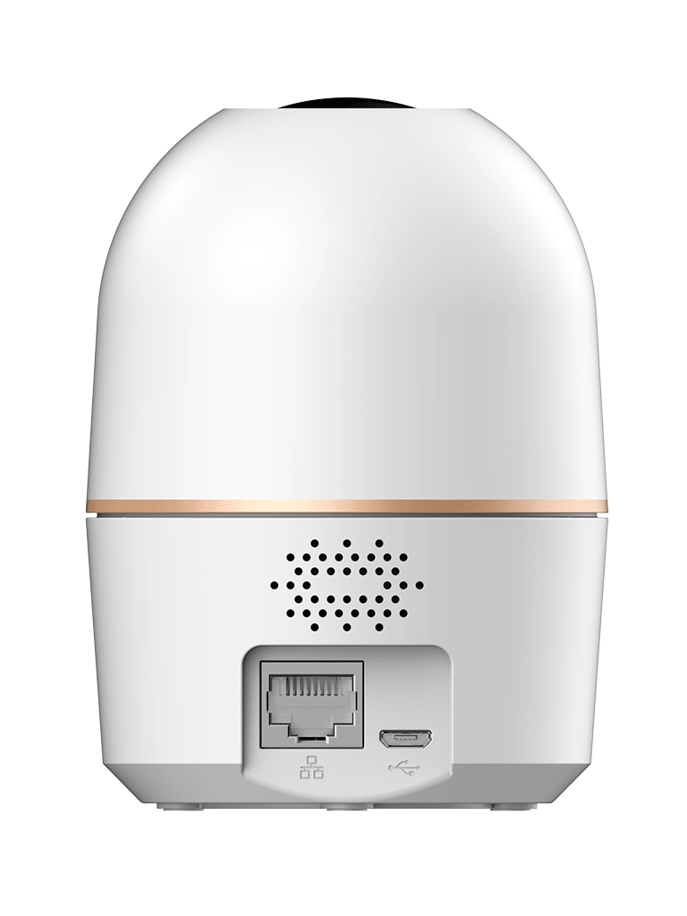DAHUA DH-H5A - Cámara IP Domo Motorizado Wifi de 5 Megapíxeles con IA, autotracking, audio bidireccional (micrófono y altavoz), sirena, IR de 10 m, ranura MicroSD, detección de humanos y modo privacidad