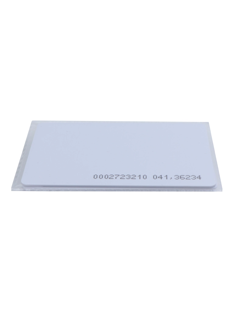 ZKTECO IDCARDNUNIT - Tarjeta ID con Frecuencia de 125 kHz, 1 mm de Grosor con Folio Impreso / Tarjeta unitaria