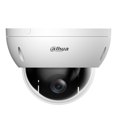DAHUA SD22204DB-GNY - Cámara IP PTZ de 2 MP / WizSense/ 4x de Zoom óptico/ Starlight / Detección facial/ SMD 3.0/ Antivandálica IK10/ Exterior IP66/  Protección perimetral / Ranura para MicroSD/ PoE/