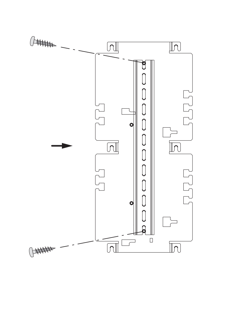 BOSCH F_HMP0003A - Placa para Bastidor de Montaje / Acero / 282 x 130 x 7.50 mm