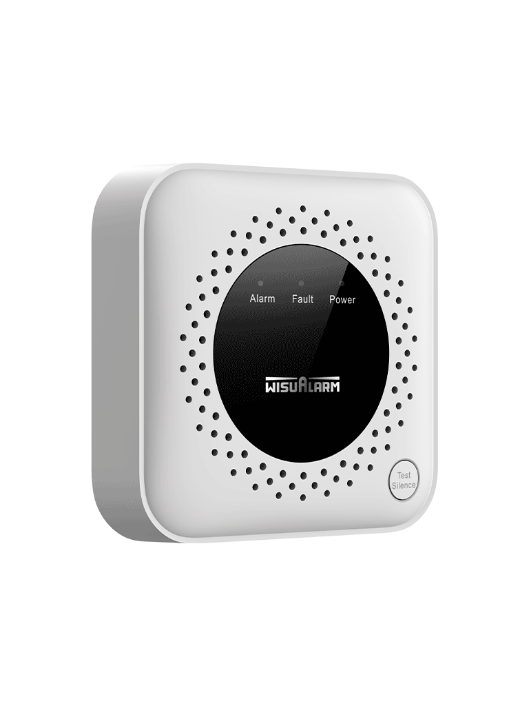 DAHUA WISUALARM DHI-HY-GA40A -Detector de gas metano (CH₄) autónomo, sensor de gas catalítico, salida de relevador, salida de válvula, detección de temperatura ambiente, alarma de 70 dB, LED indicadores, certificación CE,