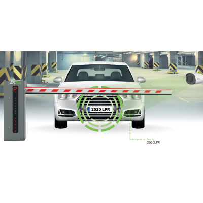 ZKTECO BL852Q38ALP - Cámara IP Bullet para reconocimiento de placas / Software LPR integrado / Lente Motorizado /  Resolución 2MP /  POE / IP67 / Audio / Alarma / Ranura para tarjeta SD