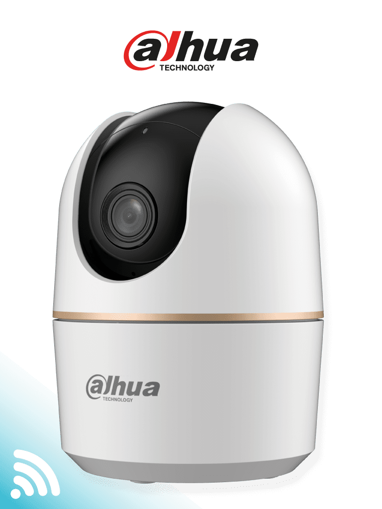 DAHUA DH-H3A - Cámara IP Domo Motorizado Wifi de 3 Megapíxeles con IA, autotracking, audio bidireccional (micrófono y altavoz), sirena integrada, IR de 10 m, detección de humanos y ranura MicroSD — Dahua Technology · SKU DHT0150058