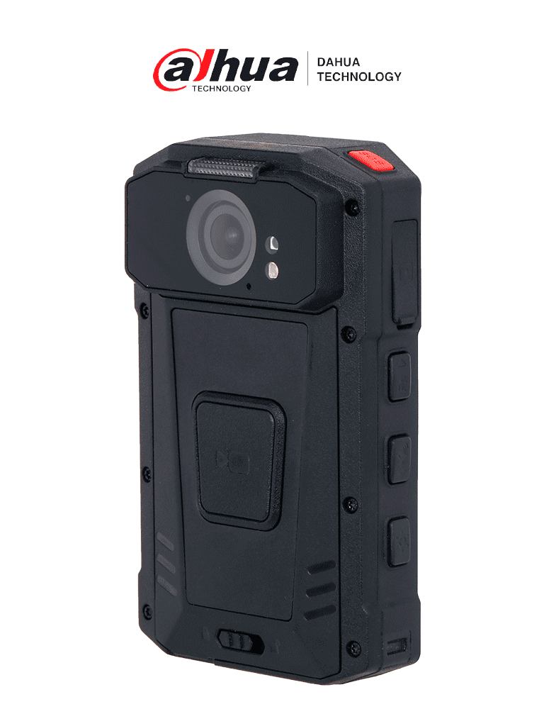 DAHUA MPT230 - Cámara portátil con pantalla táctil de 2.4", Resolución de vídeo 2560 x 1440, Almacenamiento interno de 64 GB, Compresión H.265-H.264, Conectividad: 2G/3G/4G, WiFi, Bluetooth y GPS, IP68, IR 10 metros