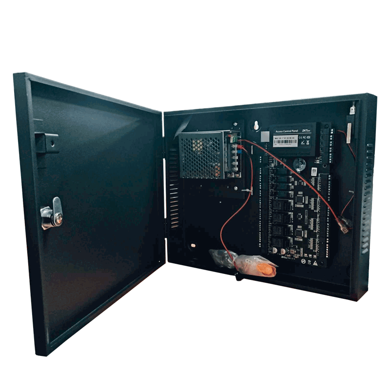ZKTECO C3400B - Control de Acceso Profesional / 4 Puertas / 4 Lectoras / PULL / Gabinete y Fuente / Sin Biometria