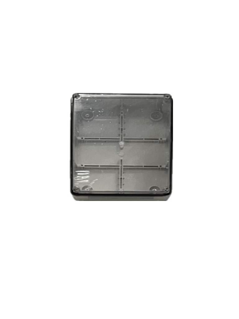 SBE TECH SBE-TR200200130 - Gabinete plástico con tapa transparente , 20 x 20 x 13 cm multiusos con grado de protección IP66, fabricada en material autoextinguible y resistente a la abrasión