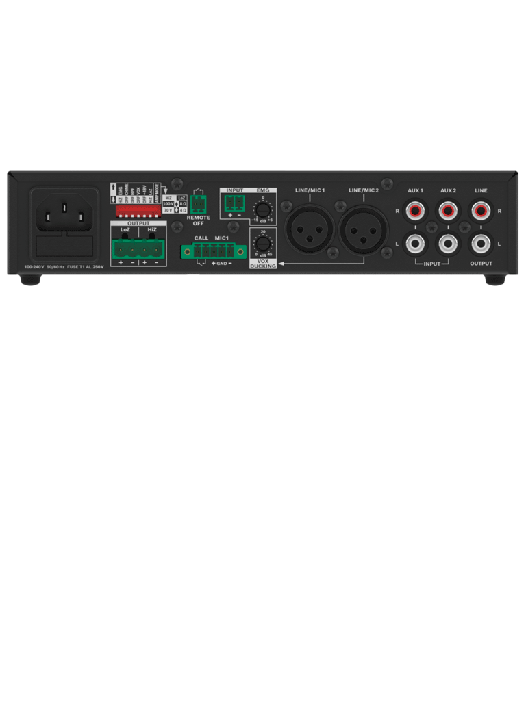 BOSCH M_U2401MUS - Amplificador Mixer 240W / 1 Canal / DYNACORD
