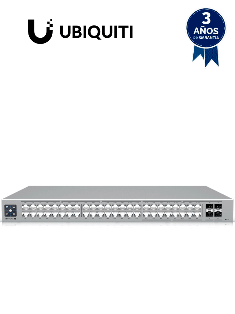 UBIQUITI UniFi Enterprise Secure Pro Kit - Solución integral con U7-PRO WiFi 7 alto desempeño, switch USW-PRO-MAX-48-POE con PoE++ y capa 3, integración de videovigilancia UVC-G5-Bullet 2K con IA, ideal para entornos empresariales de alta densidad.