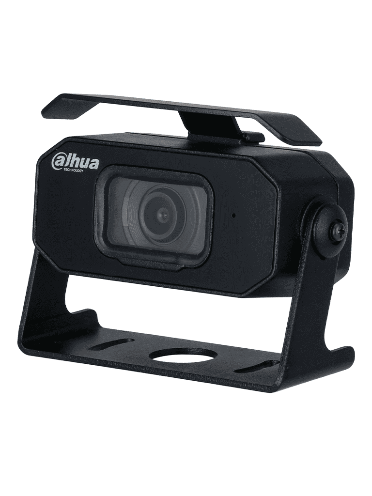 DAHUA DH-HMW3200 (2.1mm) - Cámara móvil analógica, Conexión M12 (tipo aviación), Tipo: cubo, Resolución: 1080p, Lente de 2.1 mm, Apertura de 128°, IR de 20 metros, Grado de protección IP67, Micrófono integrado, Material metálico