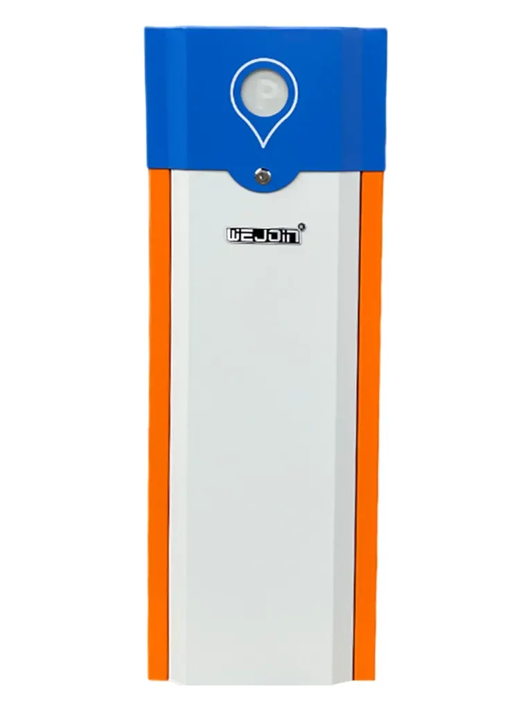 WEJOIN WJCB101VFIL56TC - Barrera Vehicular Izquierda con Brazo Telescópico de 4m - 6m, Motor de 24VCC, Velocidad 5 Segundos, Dirección Ajustable, 6,000,000 Ciclos Uso Continuo
