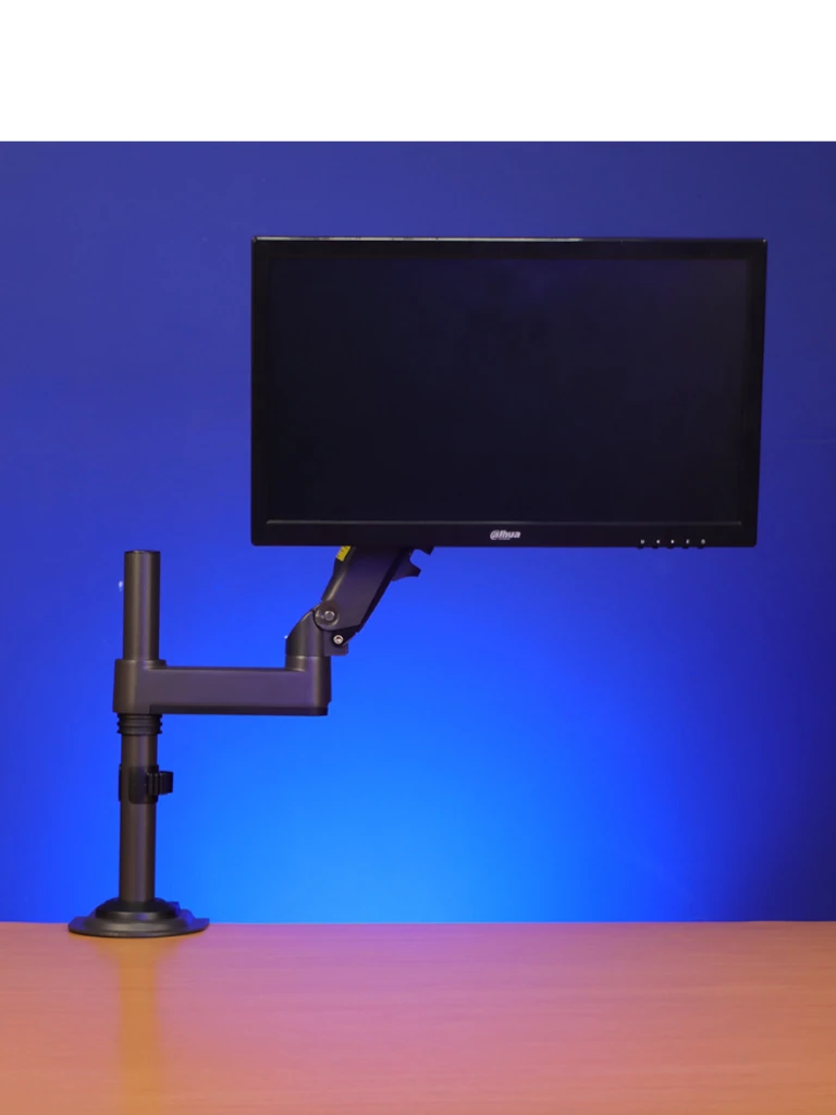 TCE H100 - Soporte de Escritorio para Pantallas de 22 a 35" , Carga Máxima 9 Kg , VESA 75x75mm / 100x100mm , Ajuste Inclinación y Rotación