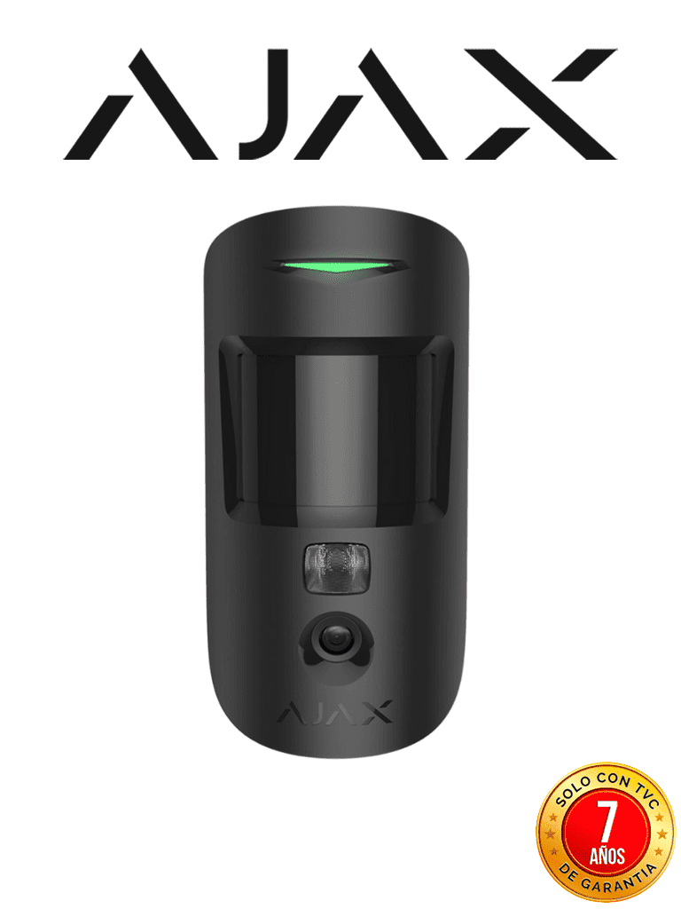AJAX MotionCam B - Detector de movimiento con Verificación fotográfica. Color Negro (27382.23.BL3) — Ajax Systems · SKU AJX1180011