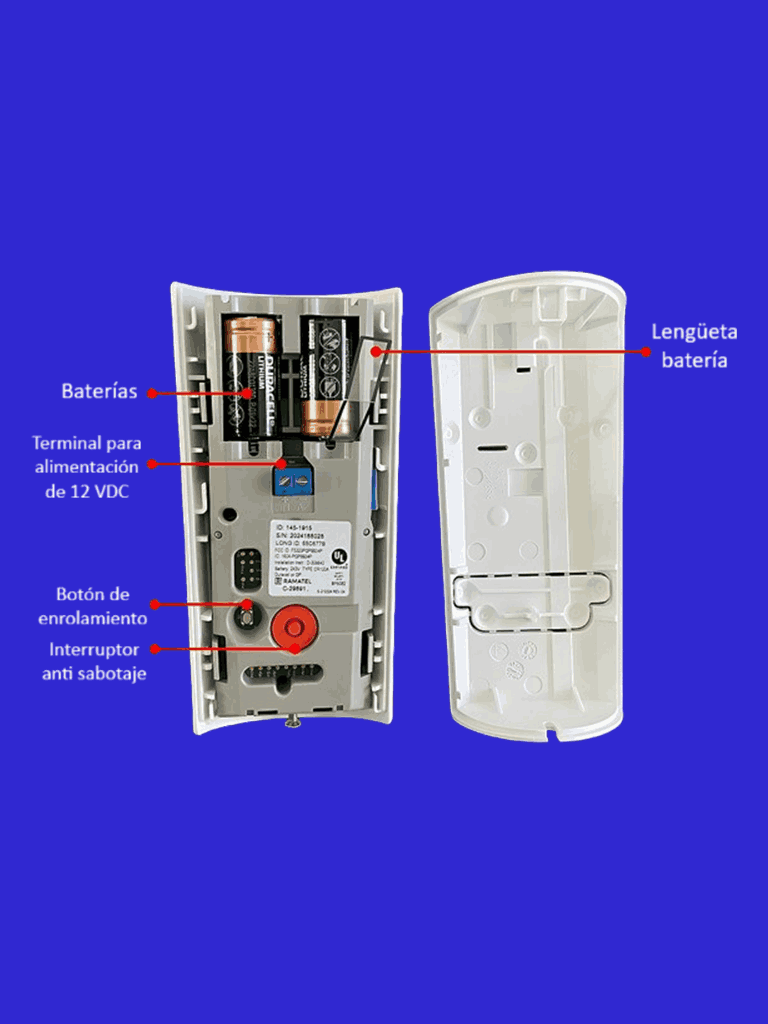 DSC PGP9934P - Detector de Movimiento con Cámara de fotogramas Inalámbrico Power G PLUS compatible con NEO, PRO, Qolsys e IoTega