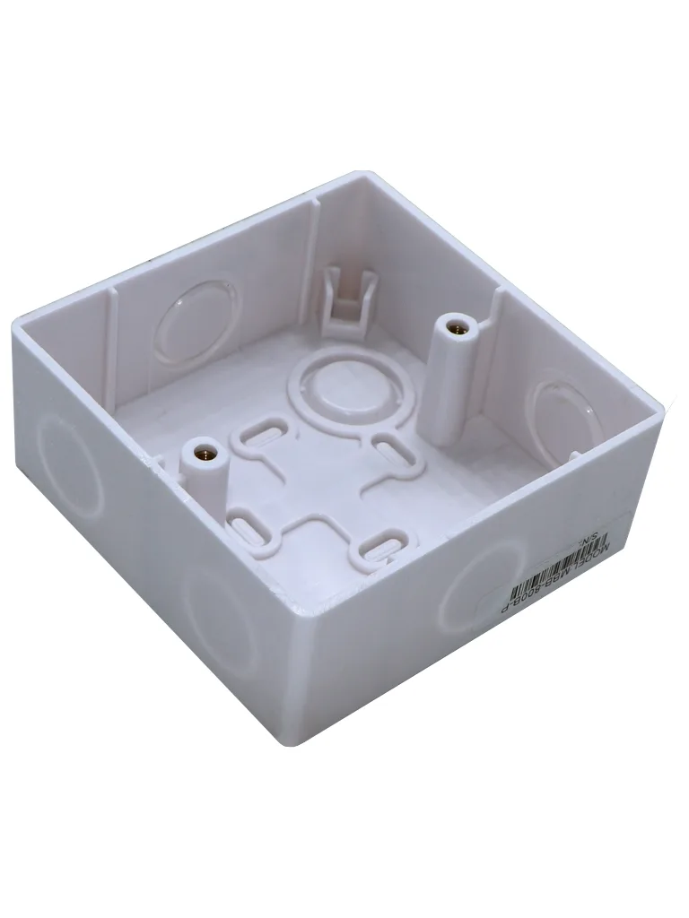 YLI MBB800BP - Caja de Montaje para Botón, Plástica, Forma Cuadrada