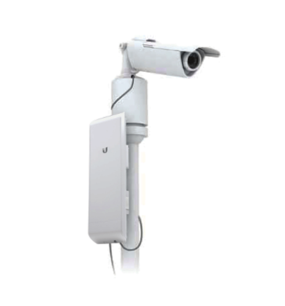 UBIQUITI NanoStation M5 NSM5 - Radio (CPE) airMAX M5 de 5 GHz con antena panel integrada de 16 dBi, 27 dBm, 2 puertos Ethernet 10/100 y rendimiento de hasta 150 Mbps. Ideal para PtMP y tecnología MIMO.