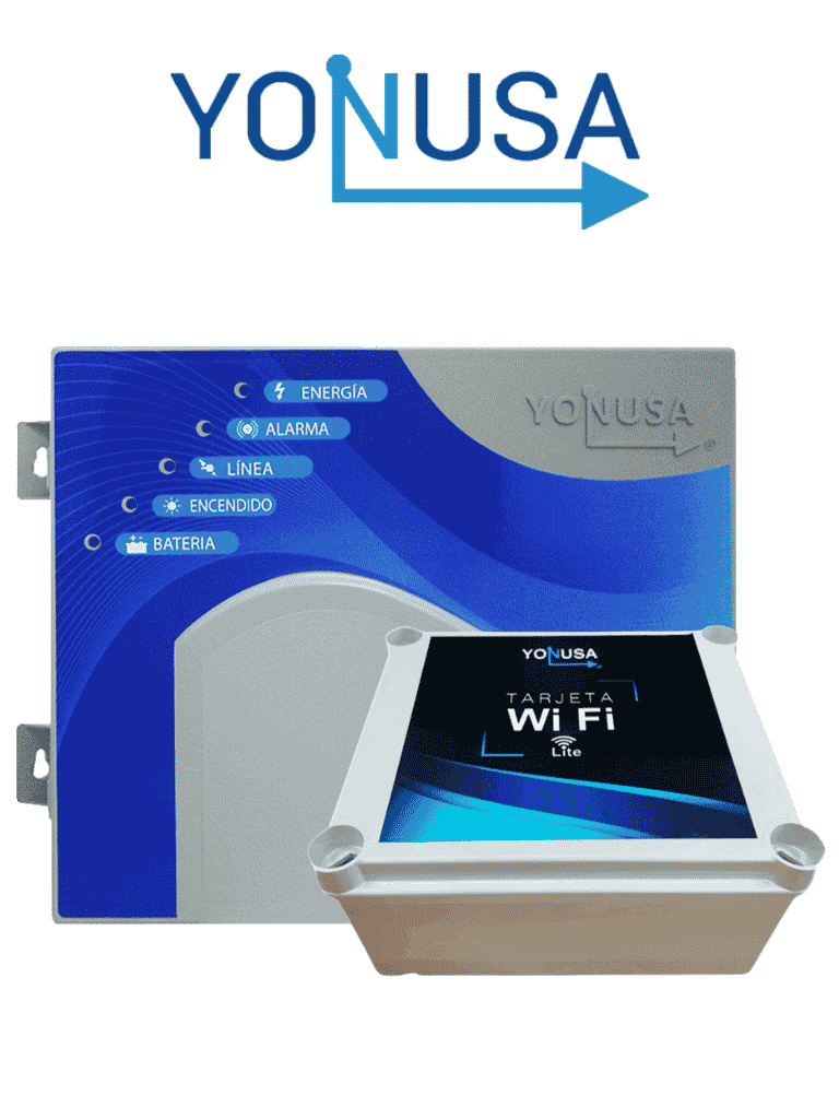 YONUSA EY10000127AFWIFI - Paquete de ENERGIZADOR de alta frecuencia ANTIPLANTAS de 10000V y modulo  WiFi para control desde APP