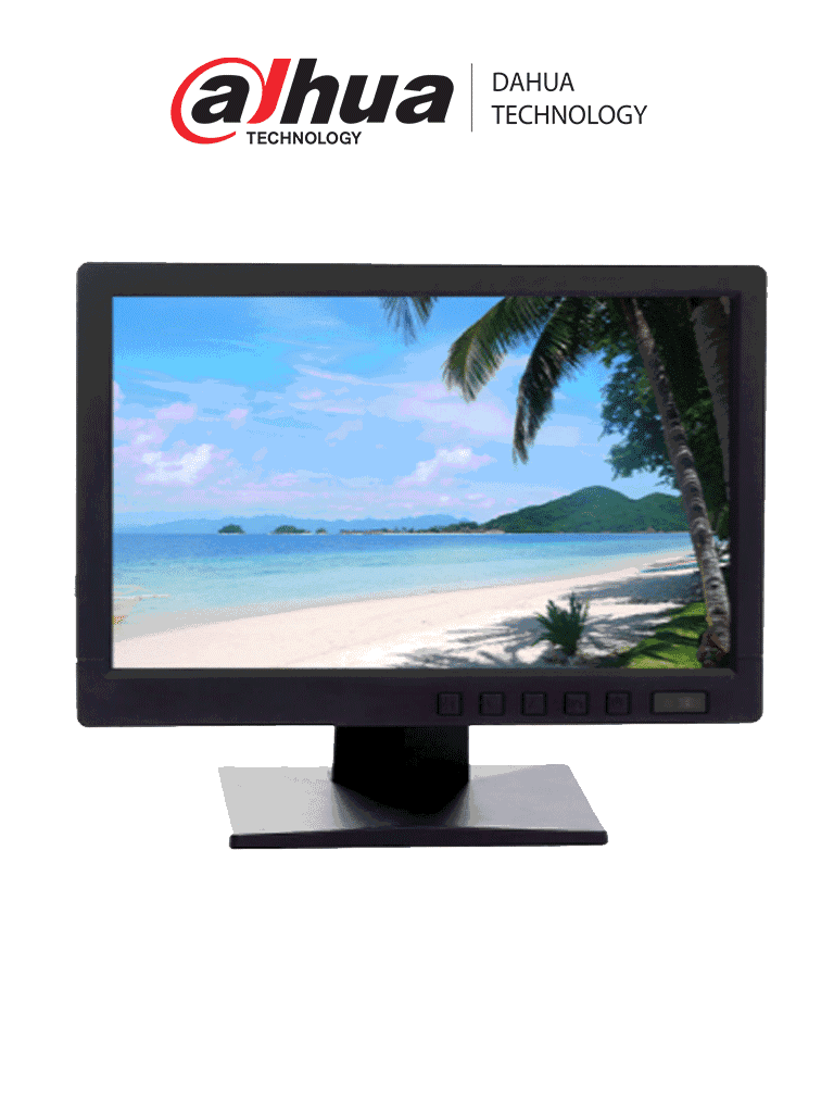 DAHUA DH-LM10-V100 - Monitor LCD de 10 Pulgadas/ Especial para DVRs Moviles/ Optimizado Operacion continua/ PM/ Soluciones Moviles