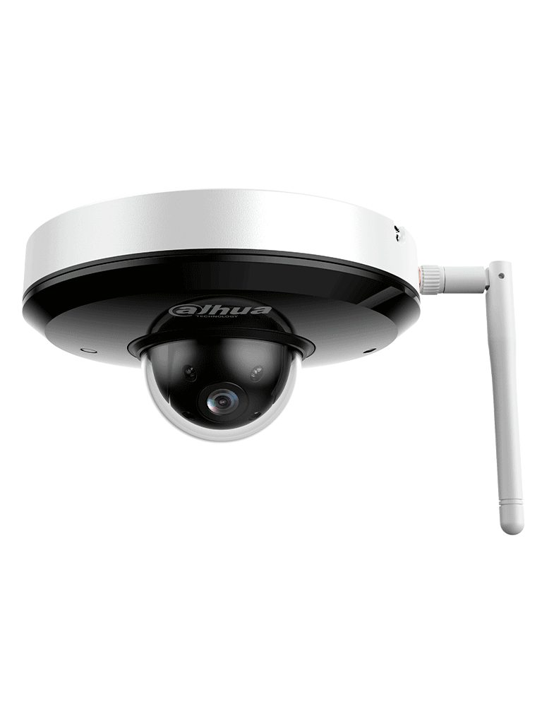 DAHUA SD1A204DB-GNY-W - Camara IP PTZ WiFi  De 2 Megapixeles/ Zoom Optico 4X/ Antivandalica/  Luz IR de 20 Metros/ Microfono Integrado/ Ranura para MicroSD/ Face Detection/ SMD 3.0/ Protección IP66/IK08/