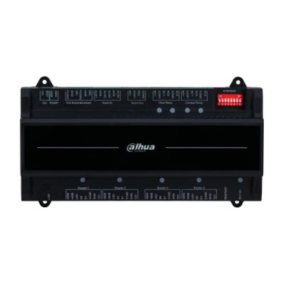 DAHUA ASC2202B-D - Panel de Control de Acceso de 2 Puertas y 4 Lectoras/ TCP/IP/ Wiegand/ 100,000 Usuarios, 3,000 Huellas y 500,000 Registros/ Soporta Interlock, Anti-passback, Desbloqueo Remoto/ Funcion WatchDog