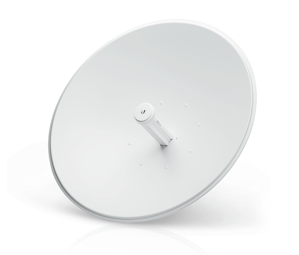 UBIQUITI KIT PTP PBE-5AC-620 - Kit de 2 piezas para enlace PTP en banda de 5 GHz con antena integrada de 29 dBi y tecnología airMAX AC, rendimiento superior a 450 Mbps, baja latencia y alta estabilidad para redes empresariales o ISP.