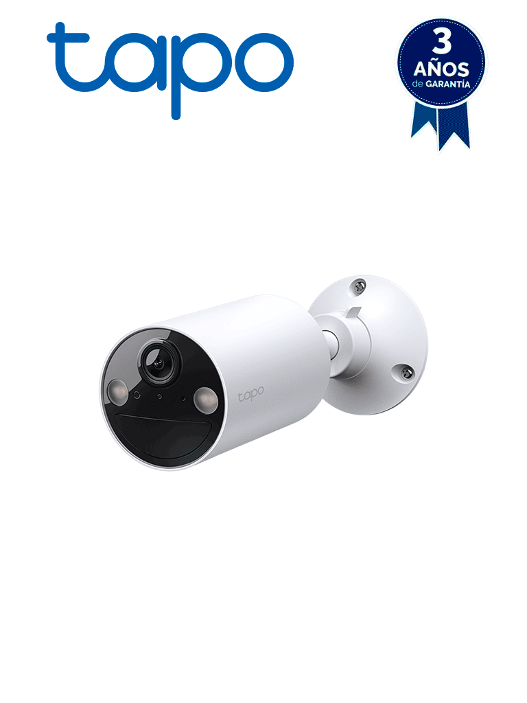 TP-LINK TAPO C410 Cámara de Seguridad Inteligente Exterior 3MP-2K, Soporta Micro SD 512GB, Visión nocturna color, Identifica personas, IP65. Soporta Tapo Care (Nube) Bateria con funcionamiento de 180 días. (Compatible Celda TPL0150028/TAPO A201) — TP-Link · SKU TPL0150026