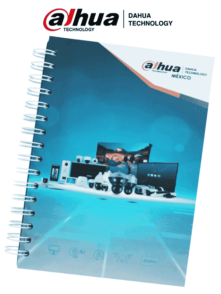 TVC MATPRO013 - Cuaderno de Trabajo 100 Hojas/ con Logotipo Marca Dahua/ Promocional — Dahua Technology · SKU DHT3010034