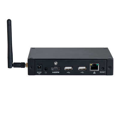DAHUA DHI-DS04-AI400 - Caja Multimedia para Publicidad/Señalización Digital/ Android/ Compatible con Software MPS para Administración/ Ethernet/solución ideal para integrarse con monitores, videowalls en entornos comerciales, retail, hoteles y más