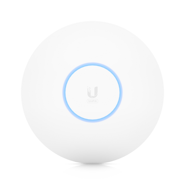 UBIQUITI U6-PRO - Punto de acceso WiFi 6 PRO con tecnología MIMO 4x4, doble banda 802.11ax para uso interior. Ofrece una tasa de transferencia de hasta 4,8Gbps en la banda de 5GHz.